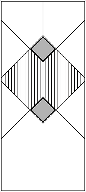 Чертёж KVADRO K6 шириной 800 мм.